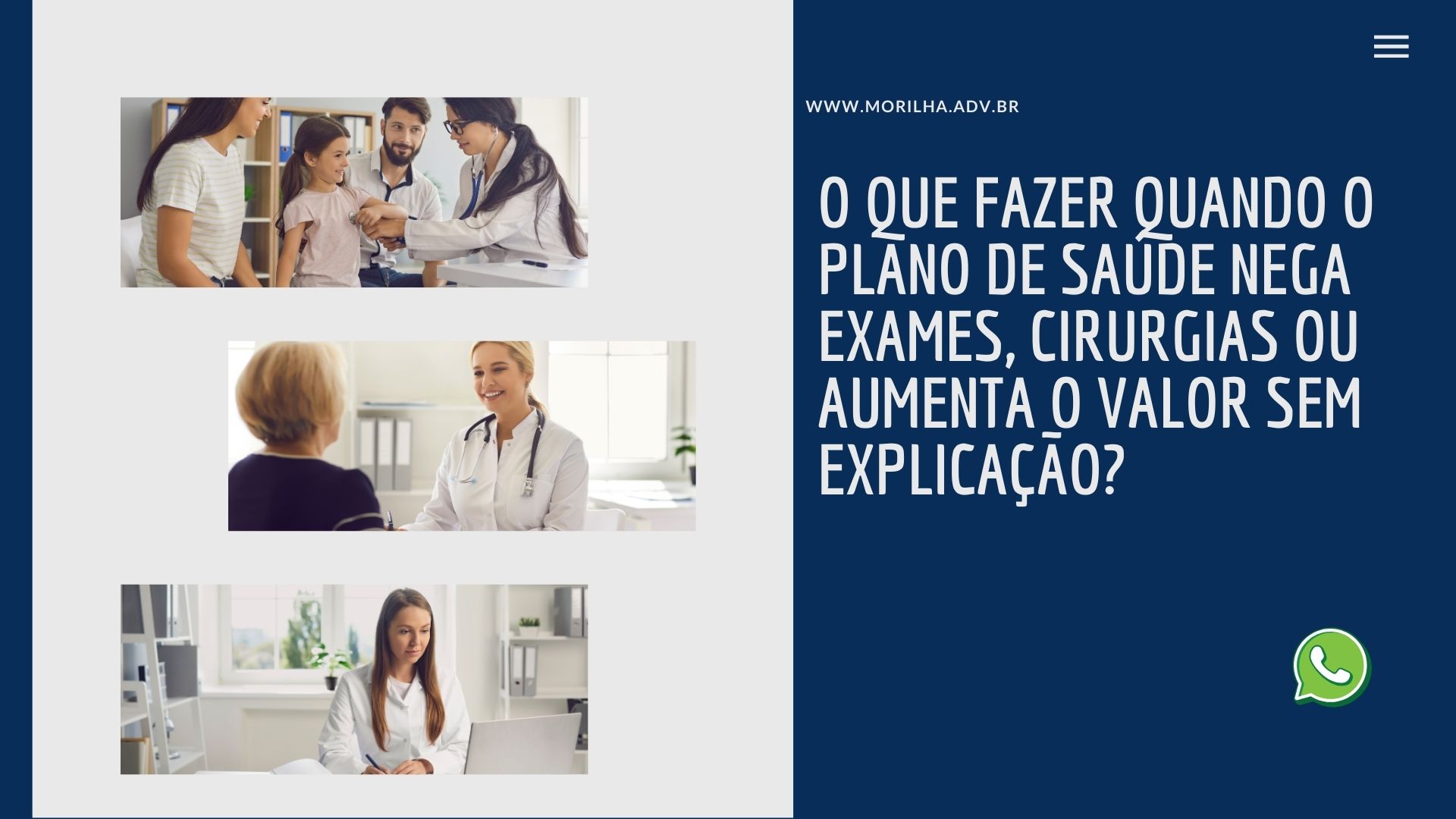 Leia mais sobre o artigo O que fazer quando o plano de saúde nega exames, cirurgias ou aumenta o valor sem explicação?